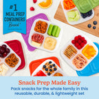 Bentgo Easyboxes 4-Compartment Snack Containers 20-Piece Set