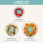 Bentgo Glass Leak-Proof Food Storage Set (6-Piece)